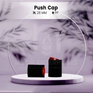 Injection molded  push cap